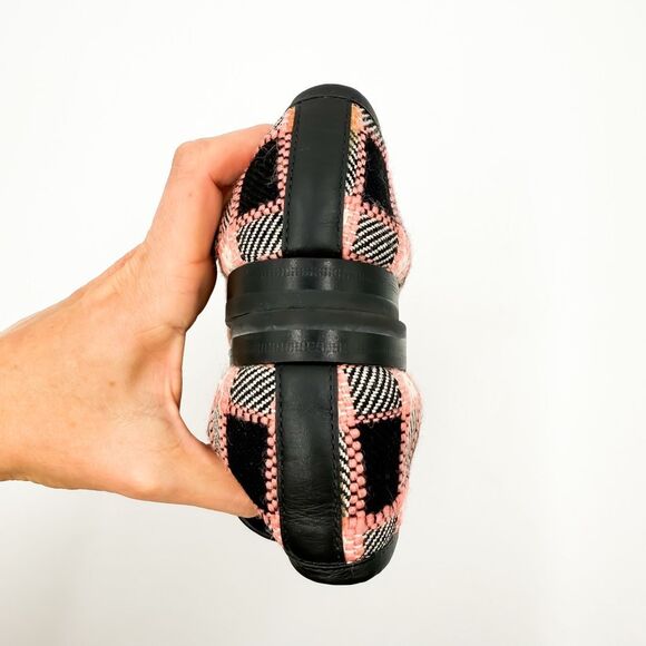 Gucci Jordaan Horsebit Tweed Plaid Loafers Flats EU 37.5 US 7.5 - Picture 9 of 11